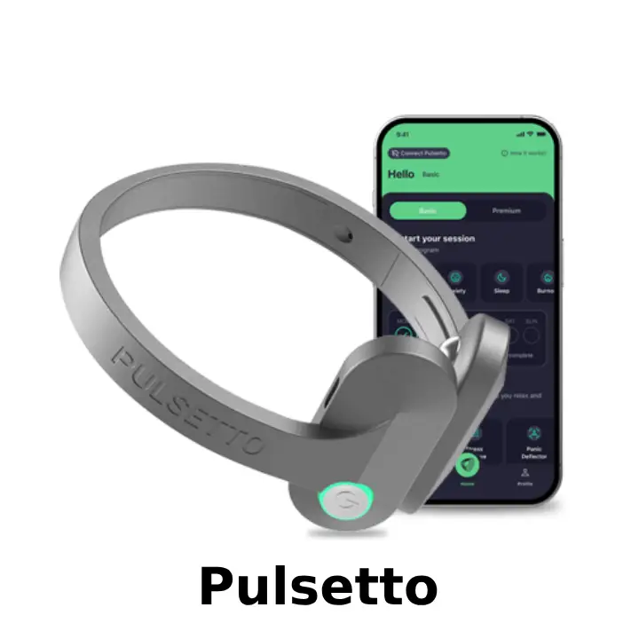 Pulsetto vagus nerve stimulator device front view